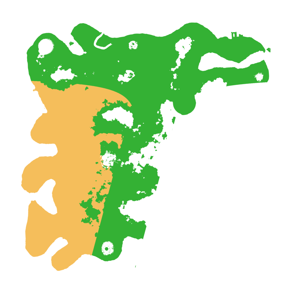 Biome Rust Map: Procedural Map, Size: 3500, Seed: 1345001423