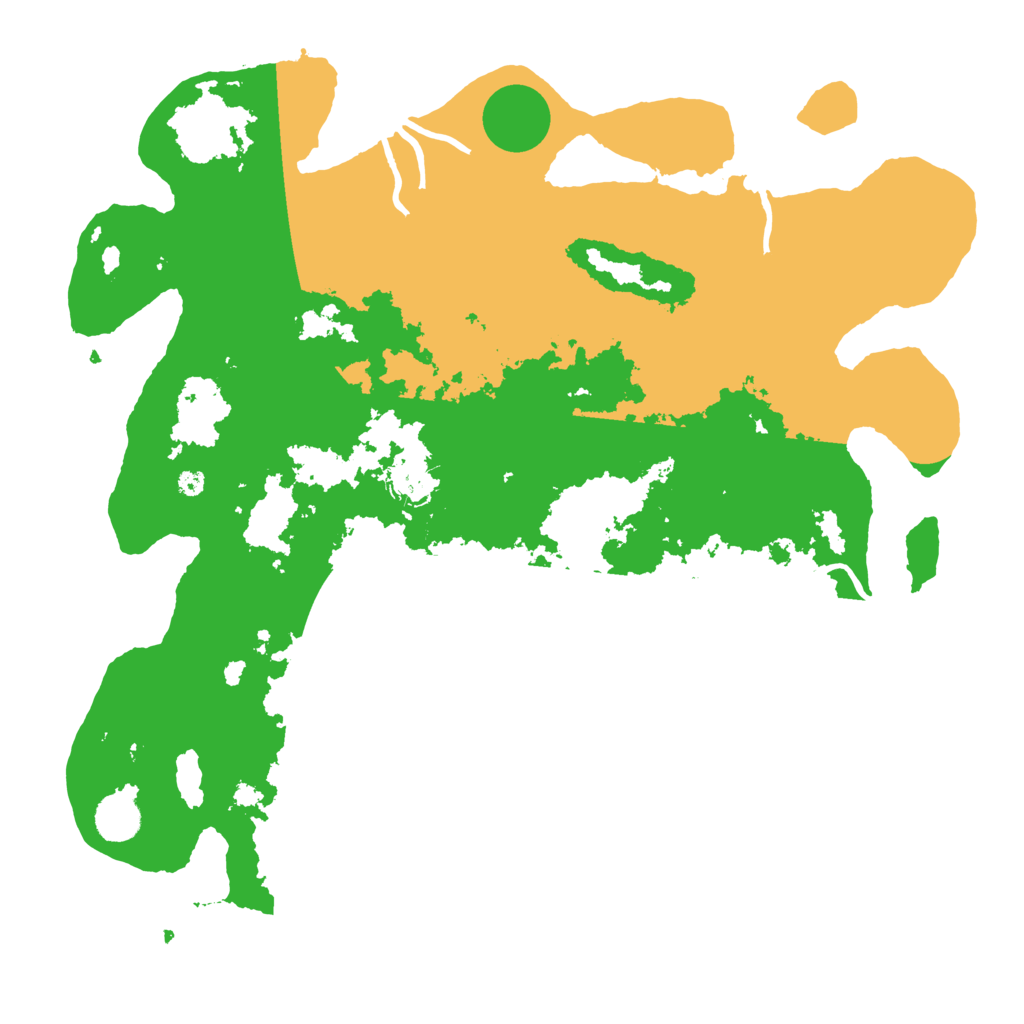 Biome Rust Map: Procedural Map, Size: 4000, Seed: 1234567899