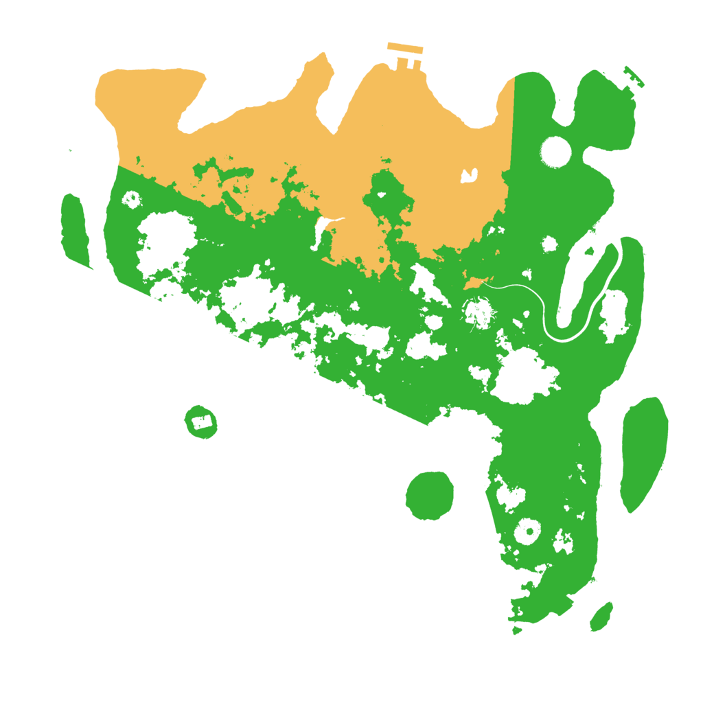 Biome Rust Map: Procedural Map, Size: 4000, Seed: 801869
