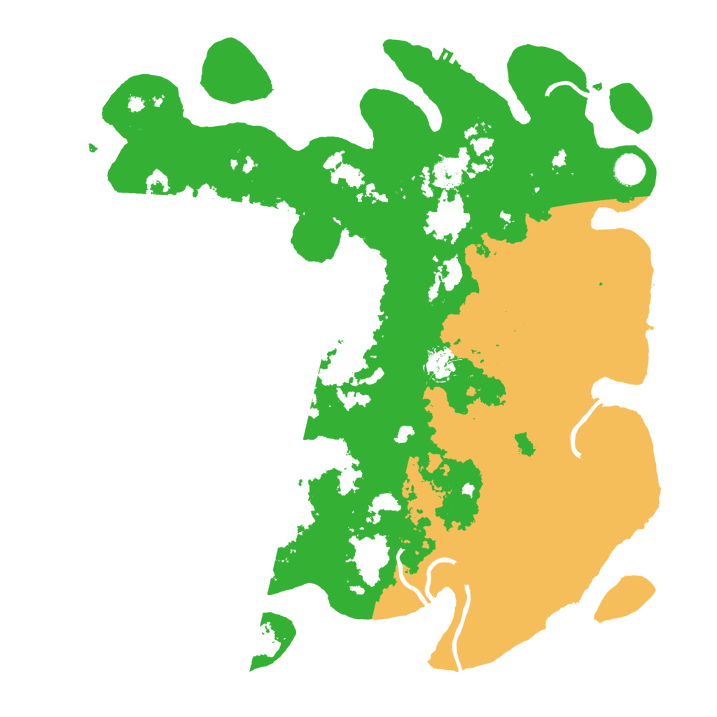 Biome Rust Map: Procedural Map, Size: 4000, Seed: 551289
