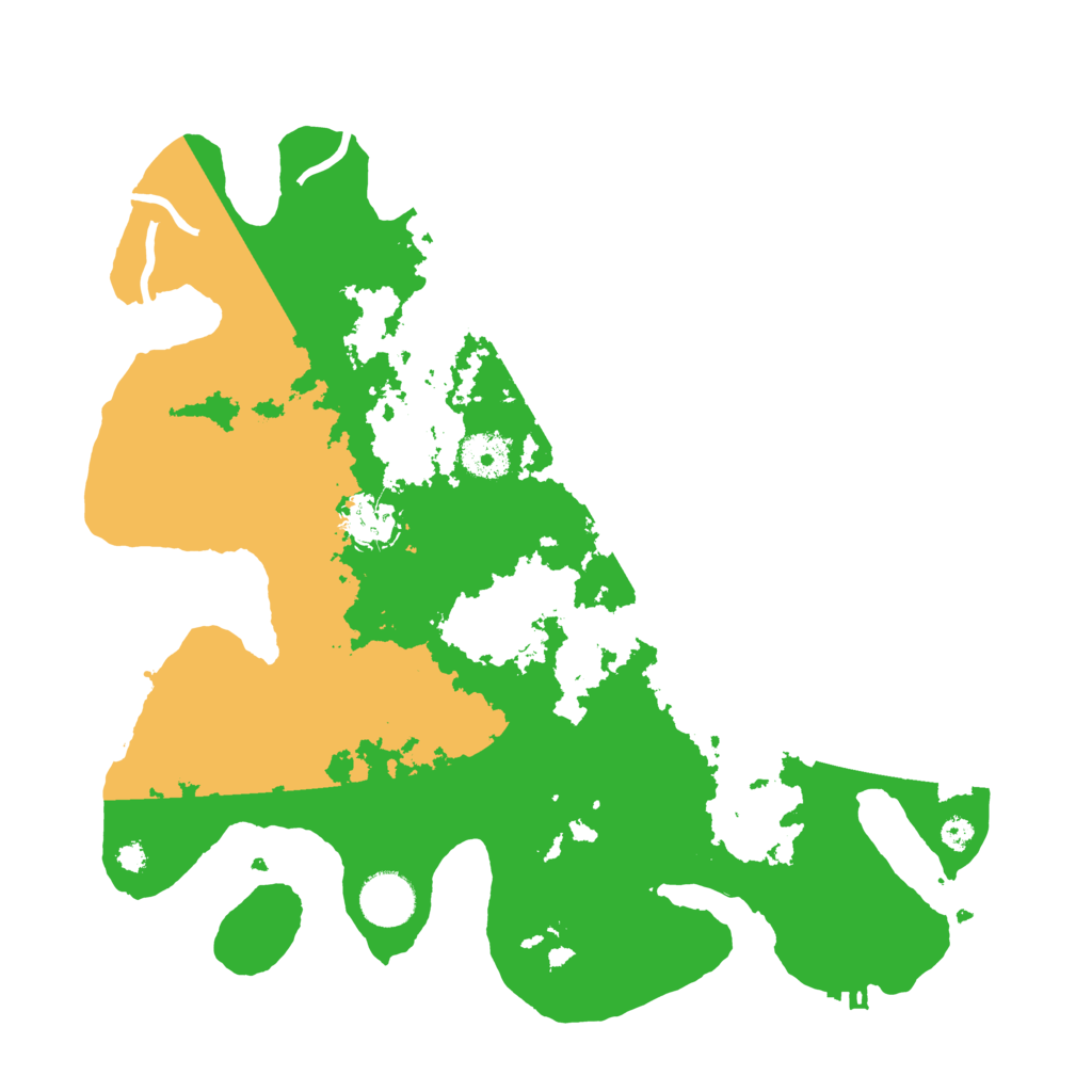 Biome Rust Map: Procedural Map, Size: 3500, Seed: 1519058859