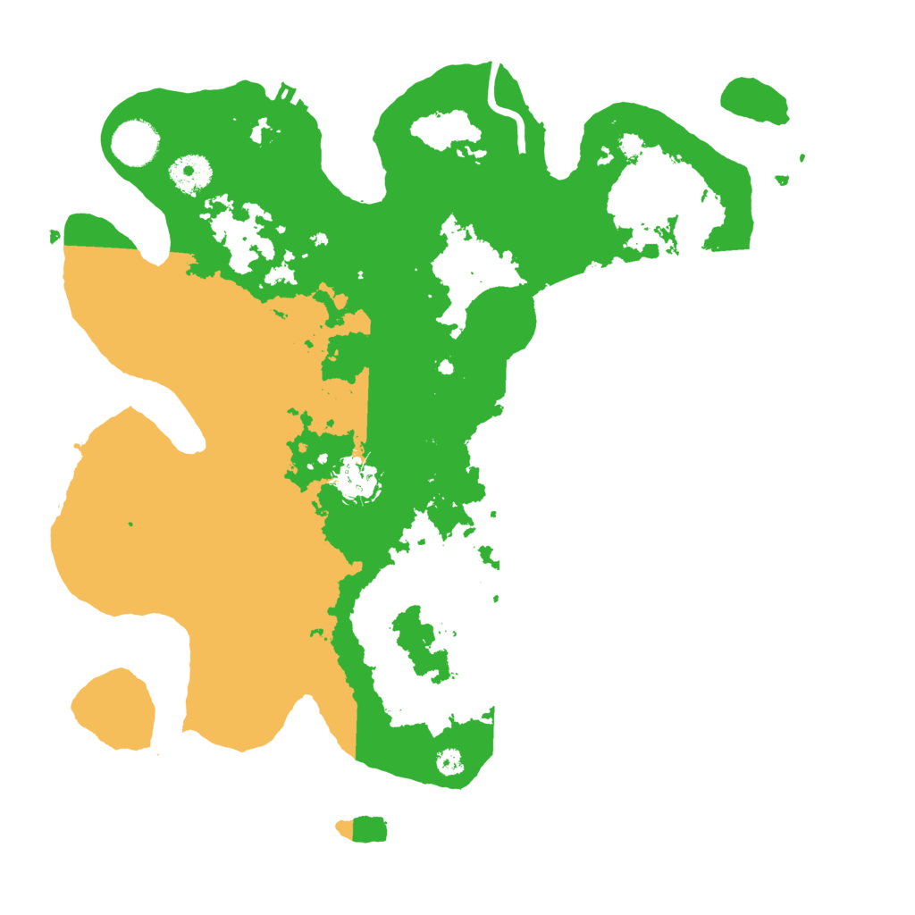 Biome Rust Map: Procedural Map, Size: 3500, Seed: 5800