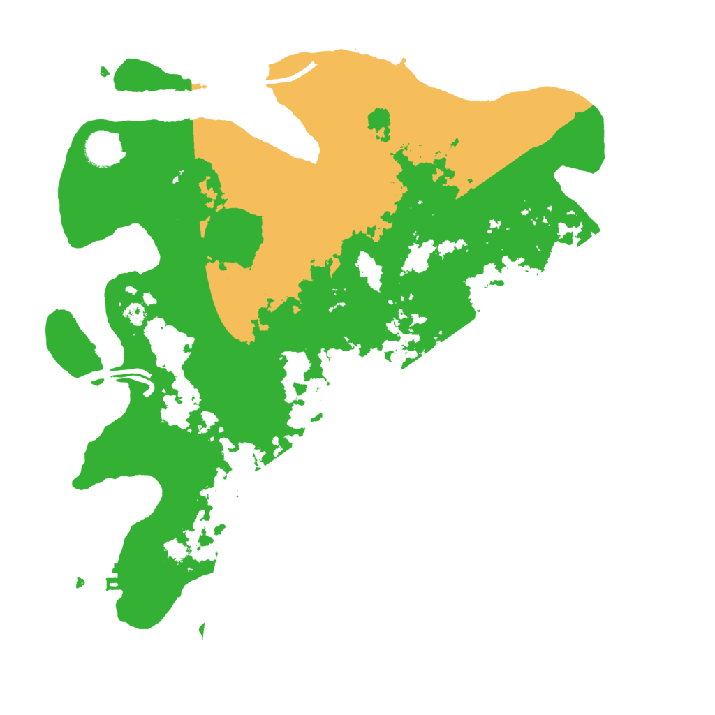 Biome Rust Map: Procedural Map, Size: 3500, Seed: 412007451