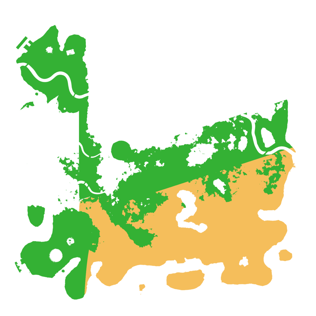 Biome Rust Map: Procedural Map, Size: 4300, Seed: 274699