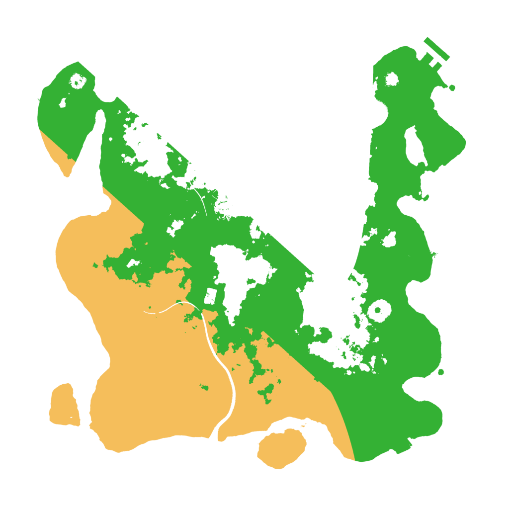 Biome Rust Map: Procedural Map, Size: 3400, Seed: 432601456