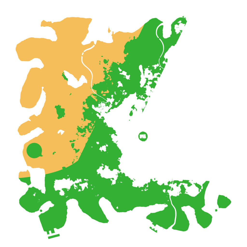 Biome Rust Map: Procedural Map, Size: 4250, Seed: 114109928