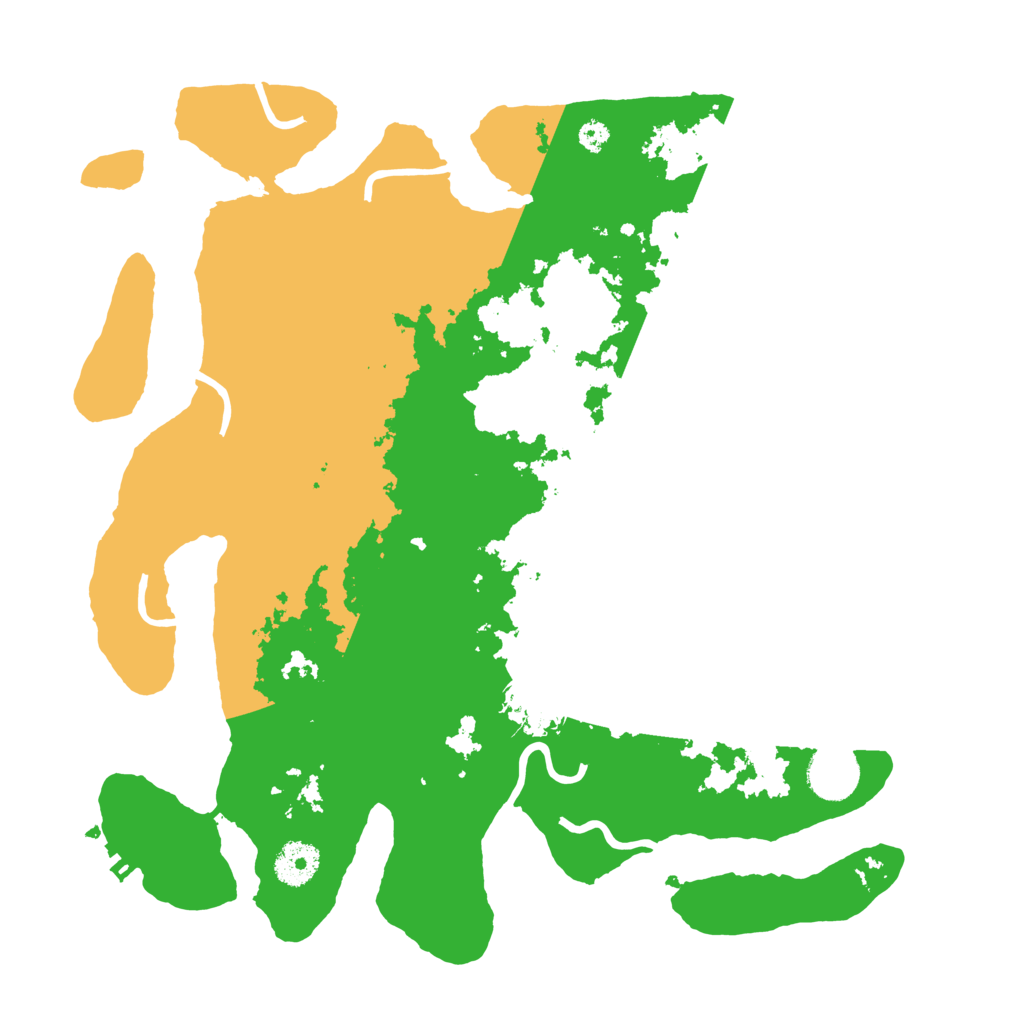 Biome Rust Map: Procedural Map, Size: 3500, Seed: 1840082024