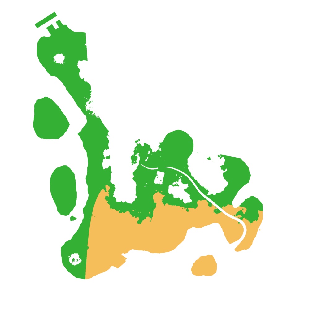 Biome Rust Map: Procedural Map, Size: 2700, Seed: 1245181642