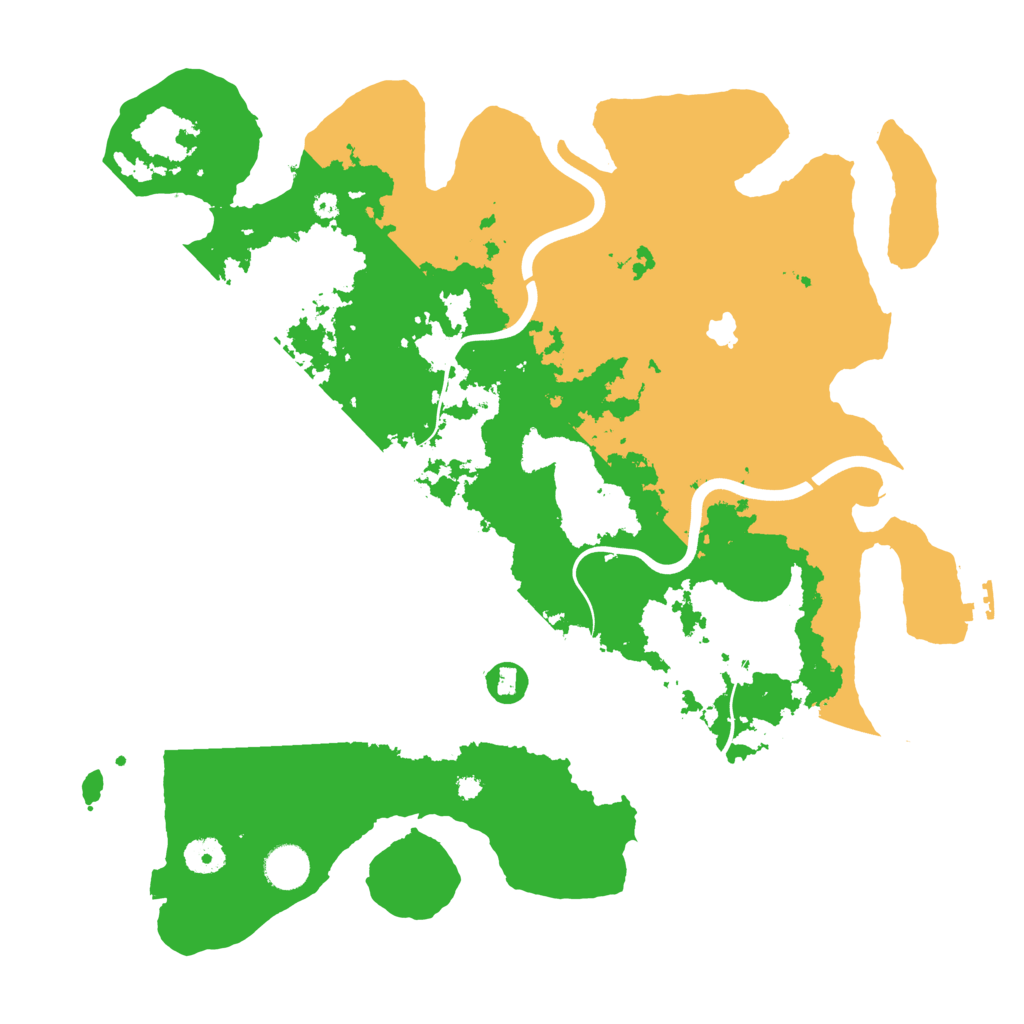 Biome Rust Map: Procedural Map, Size: 4000, Seed: 2085078