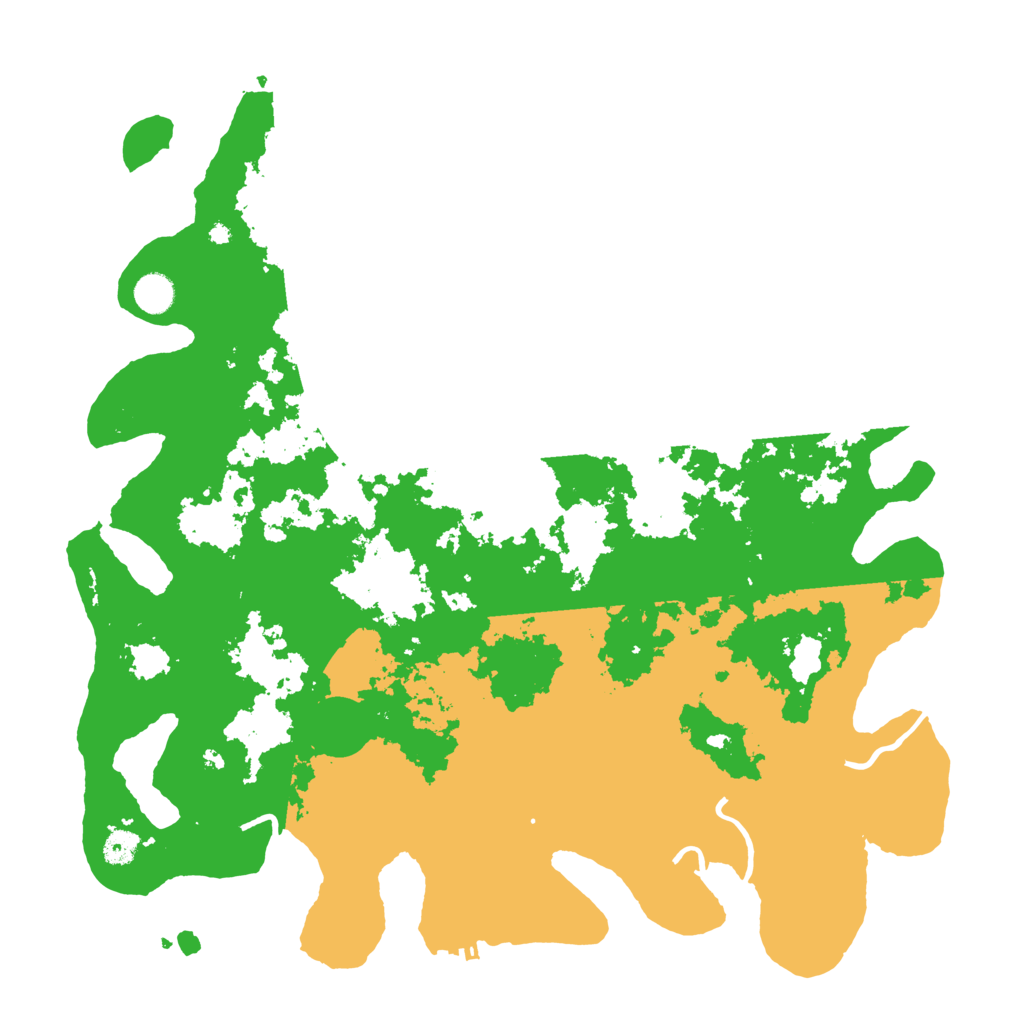 Biome Rust Map: Procedural Map, Size: 4500, Seed: 1065031372