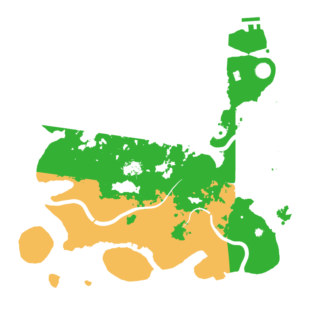 Biome Rust Map: Procedural Map, Size: 3500, Seed: 1922719865