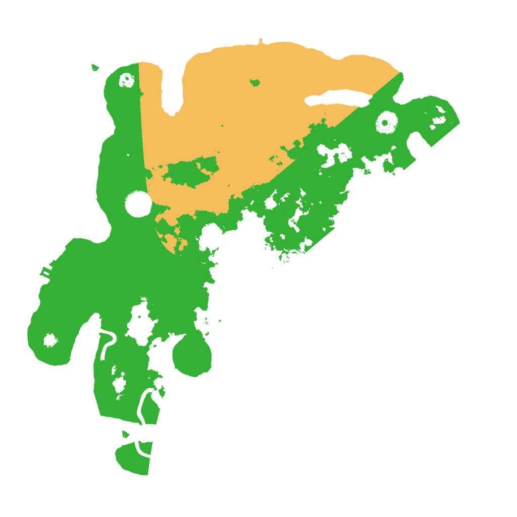 Biome Rust Map: Procedural Map, Size: 3500, Seed: 212315889