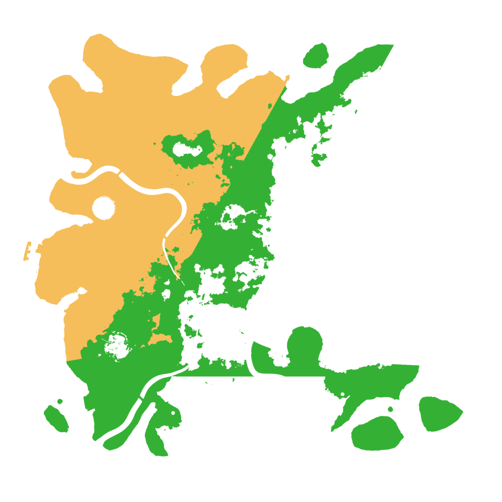 Biome Rust Map: Procedural Map, Size: 3850, Seed: 10685972