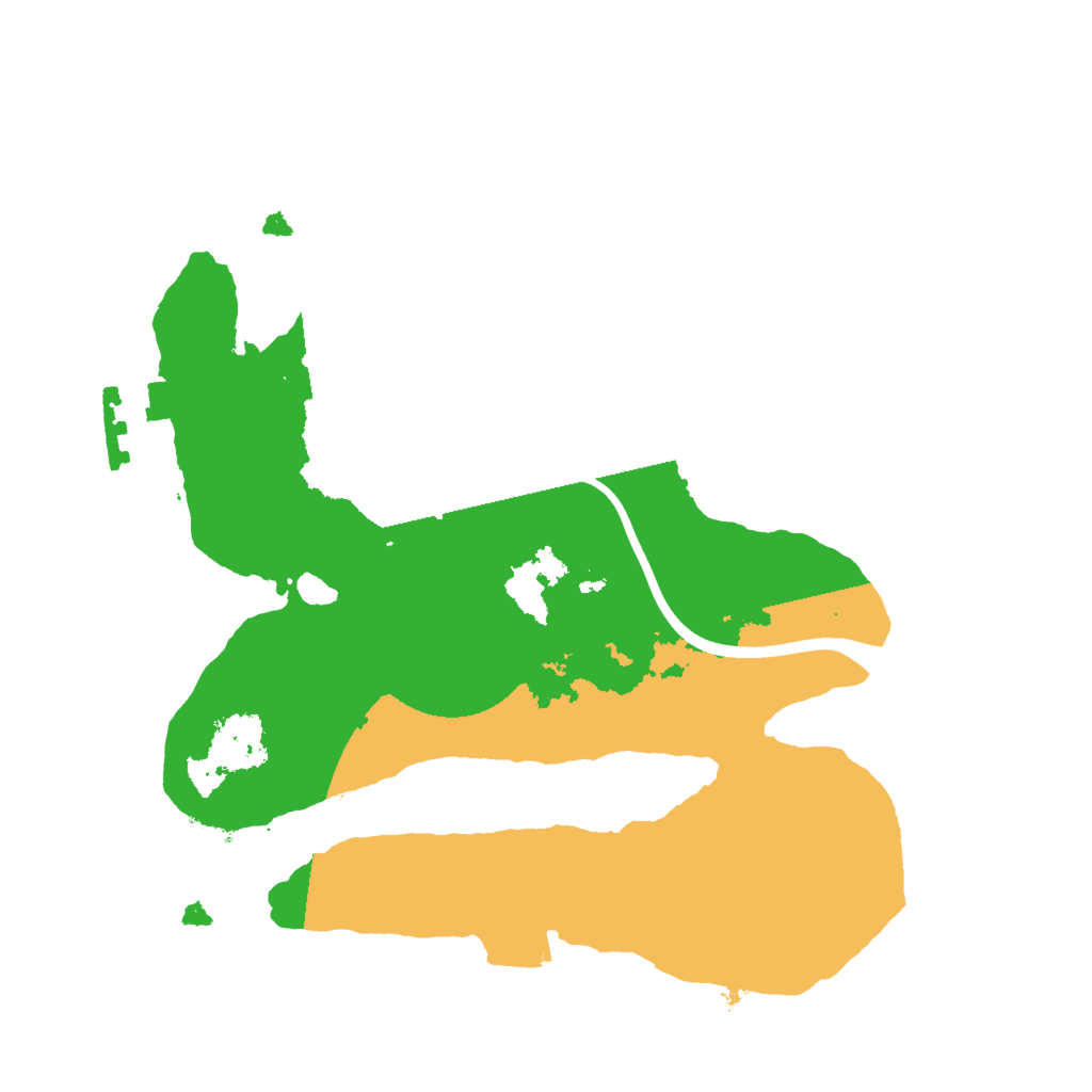 Biome Rust Map: Procedural Map, Size: 2000, Seed: 85547