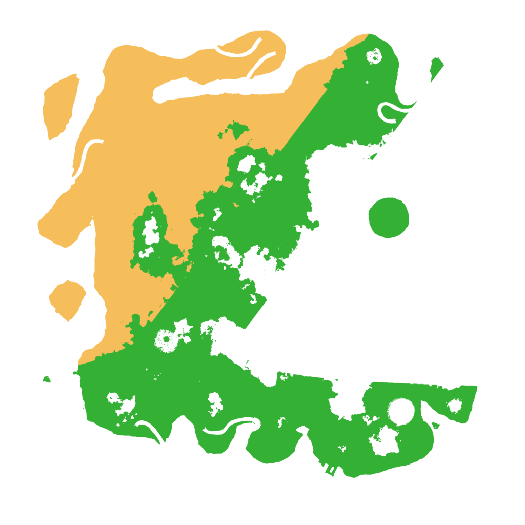 Biome Rust Map: Procedural Map, Size: 3500, Seed: 18956