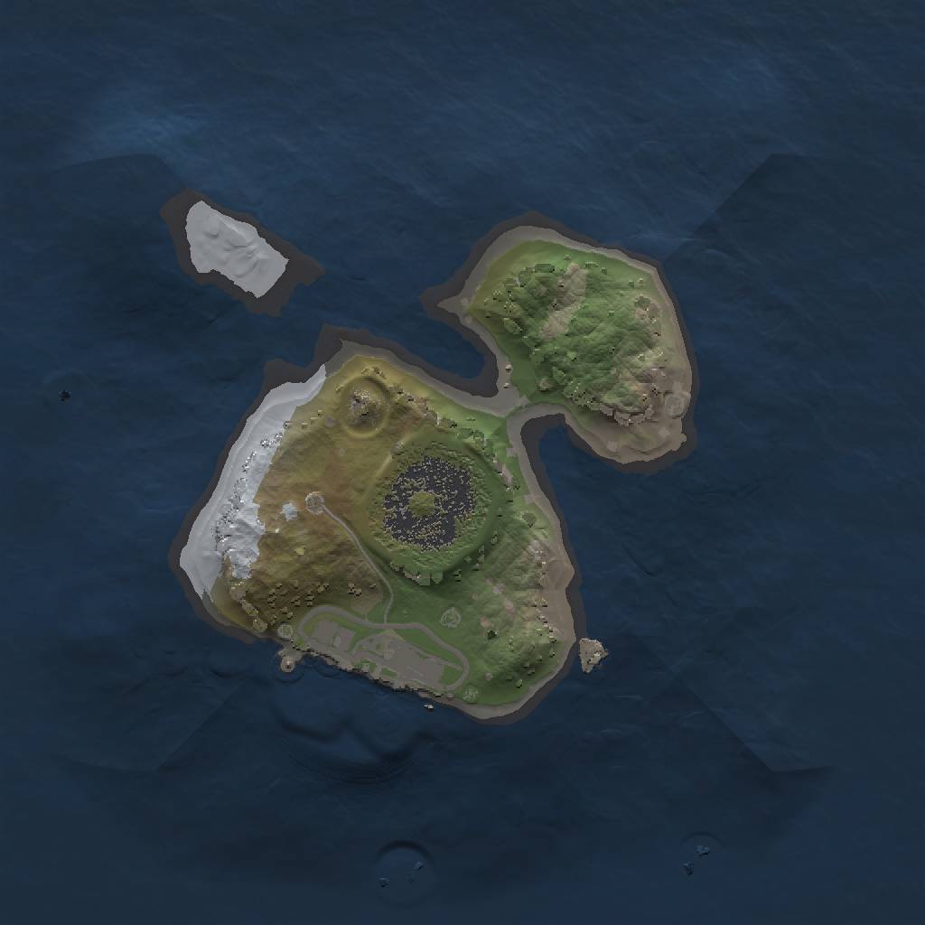 Rust Map: Procedural Map, Size: 1500, Seed: 300012, 5 Monuments