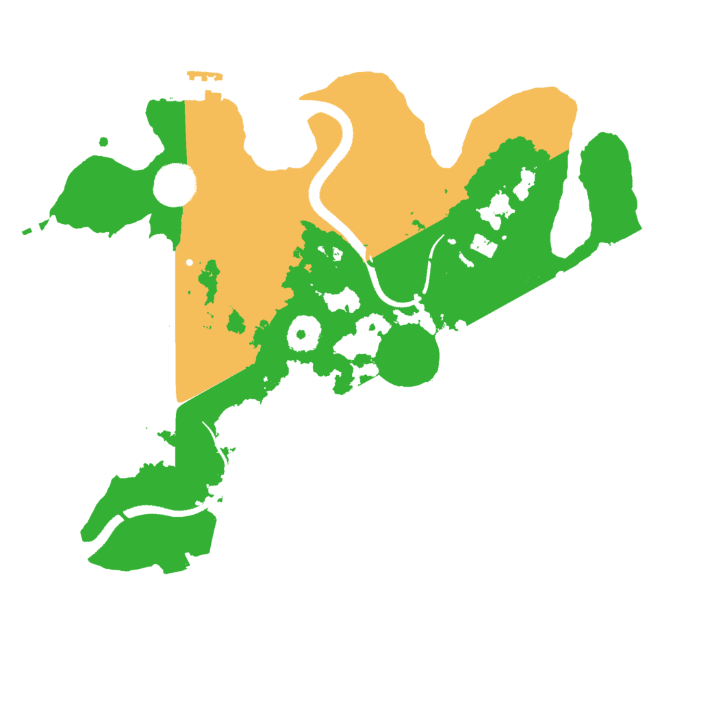 Biome Rust Map: Procedural Map, Size: 3000, Seed: 1388710619