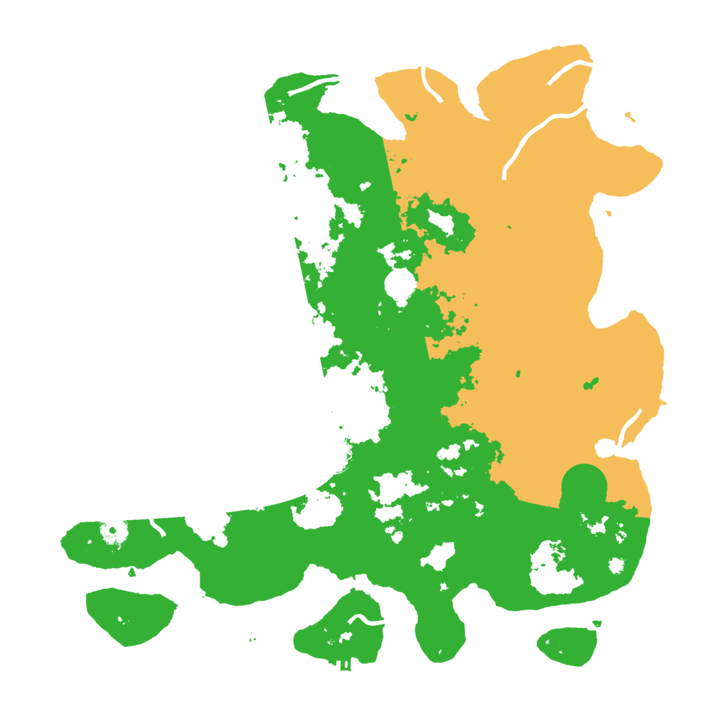 Biome Rust Map: Procedural Map, Size: 4100, Seed: 12345678