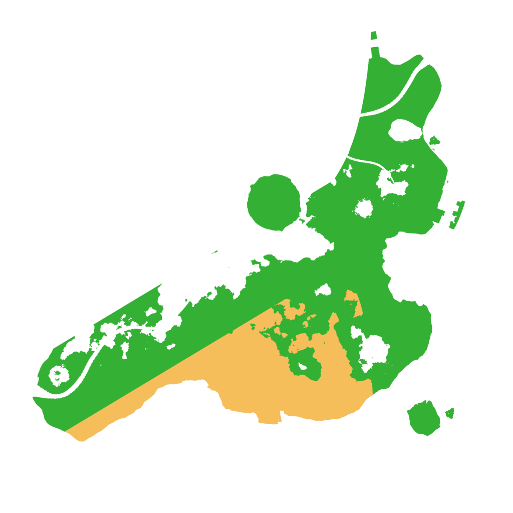 Biome Rust Map: Procedural Map, Size: 2600, Seed: 2695