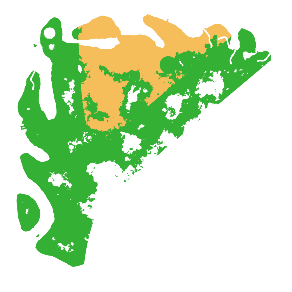 Biome Rust Map: Procedural Map, Size: 4500, Seed: 666888