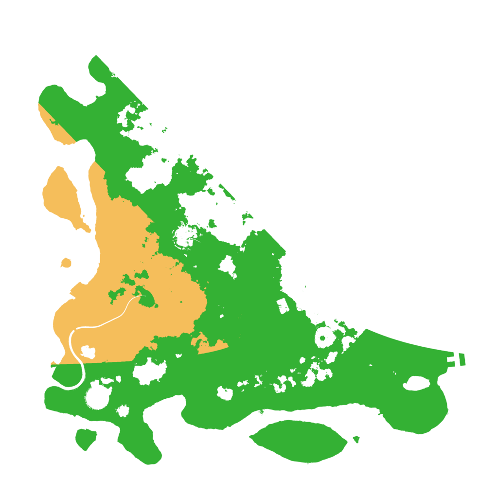 Biome Rust Map: Procedural Map, Size: 3700, Seed: 216249180