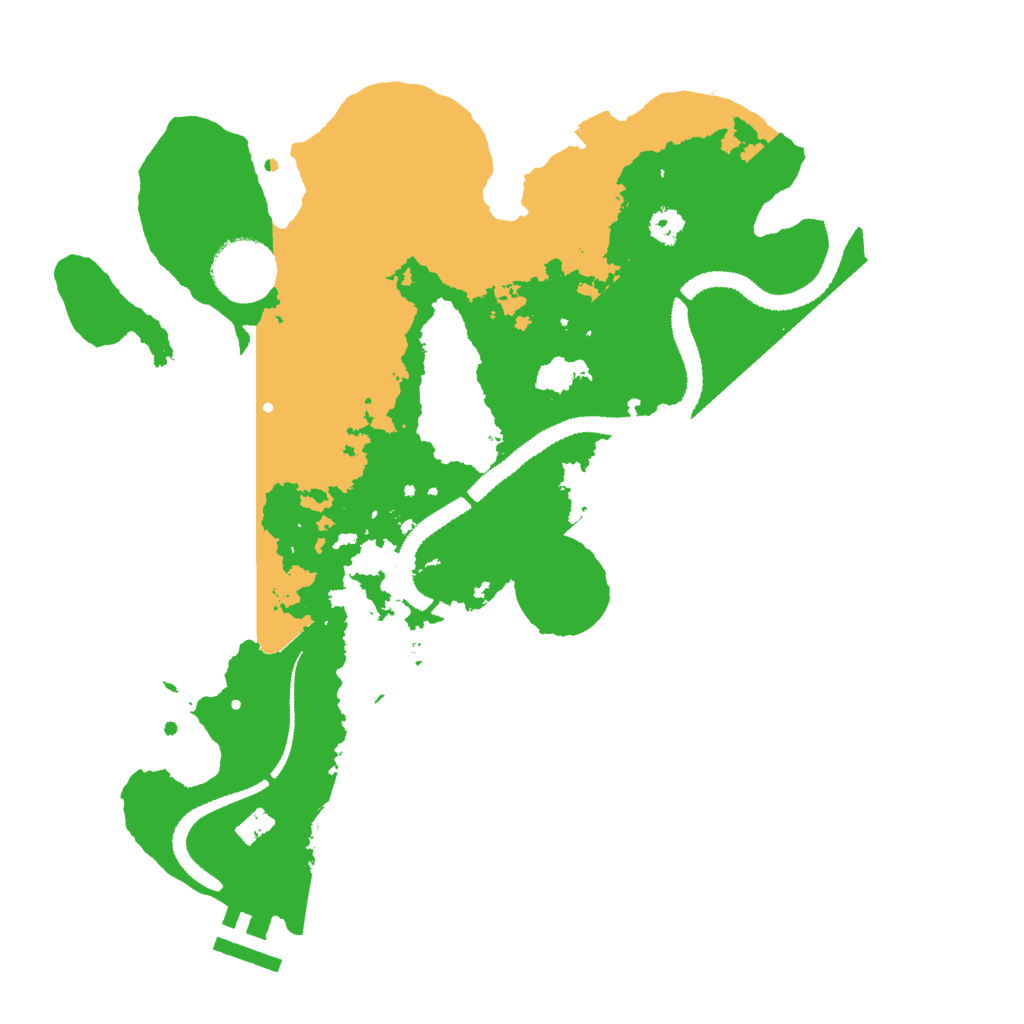 Biome Rust Map: Procedural Map, Size: 3000, Seed: 650109233