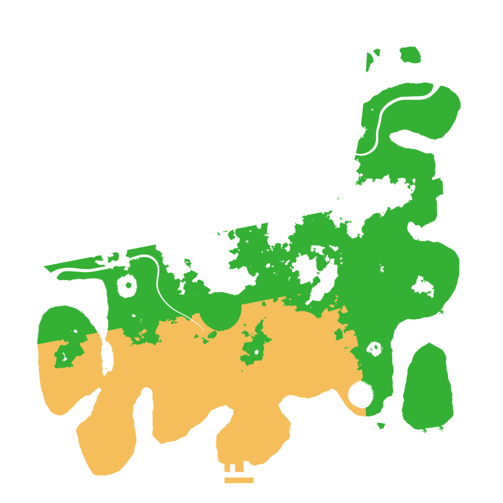 Biome Rust Map: Procedural Map, Size: 3500, Seed: 4175