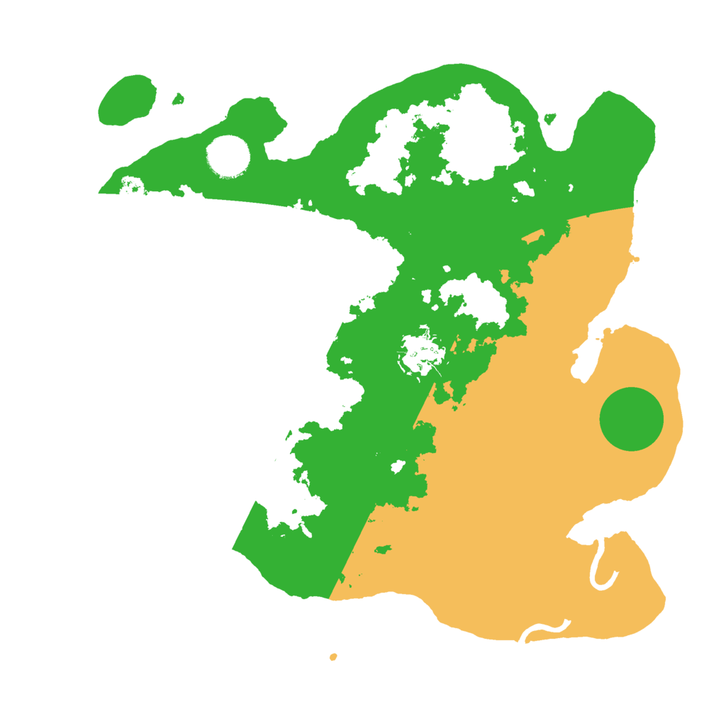 Biome Rust Map: Procedural Map, Size: 3000, Seed: 2040672233