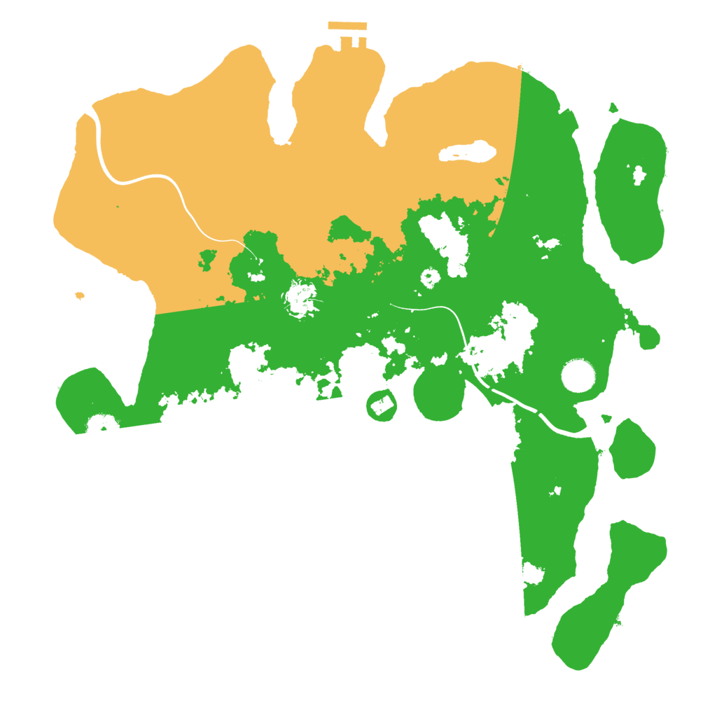 Biome Rust Map: Procedural Map, Size: 3750, Seed: 1832556285