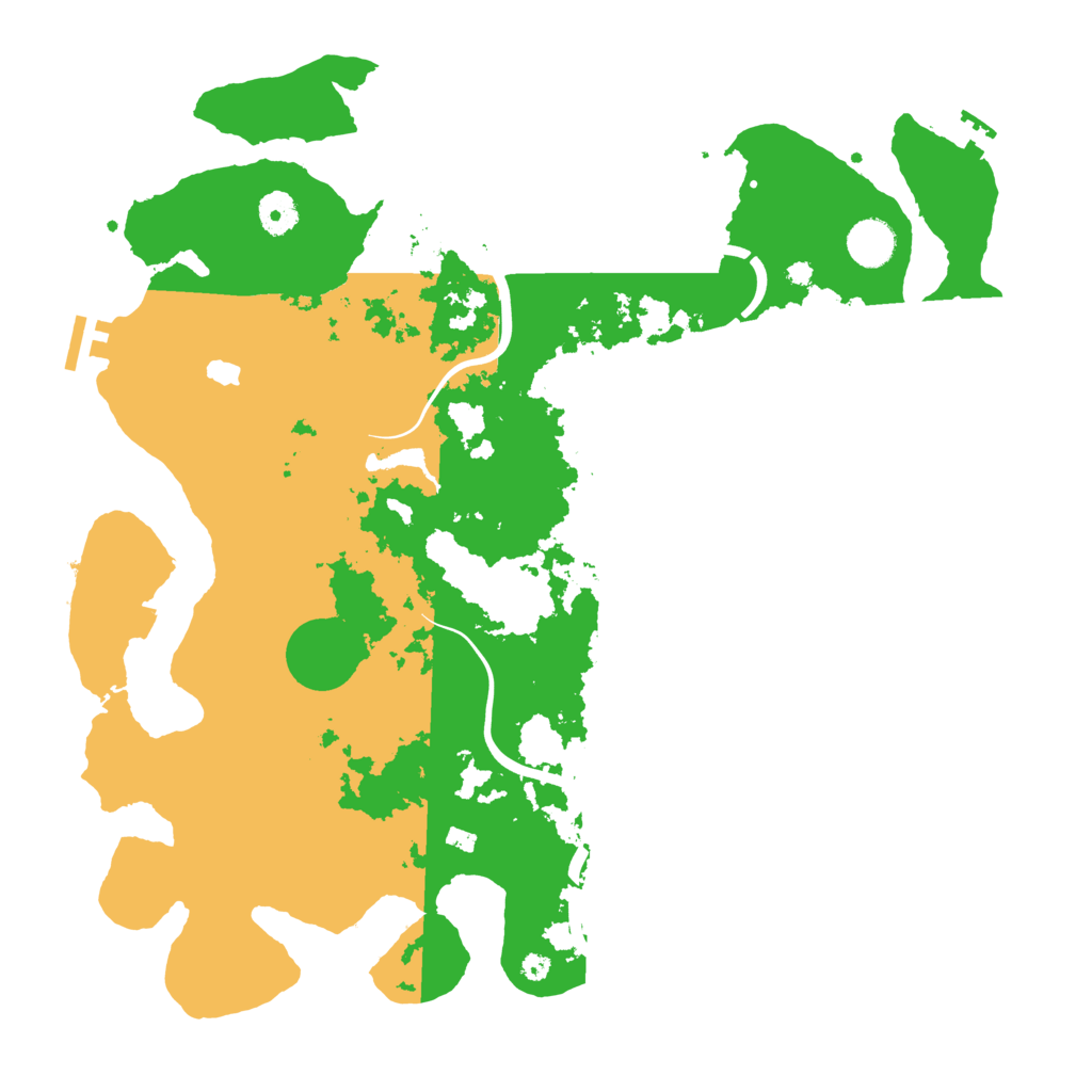 Biome Rust Map: Procedural Map, Size: 4000, Seed: 6961