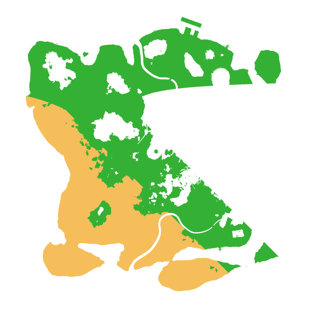 Biome Rust Map: Procedural Map, Size: 3000, Seed: 61254