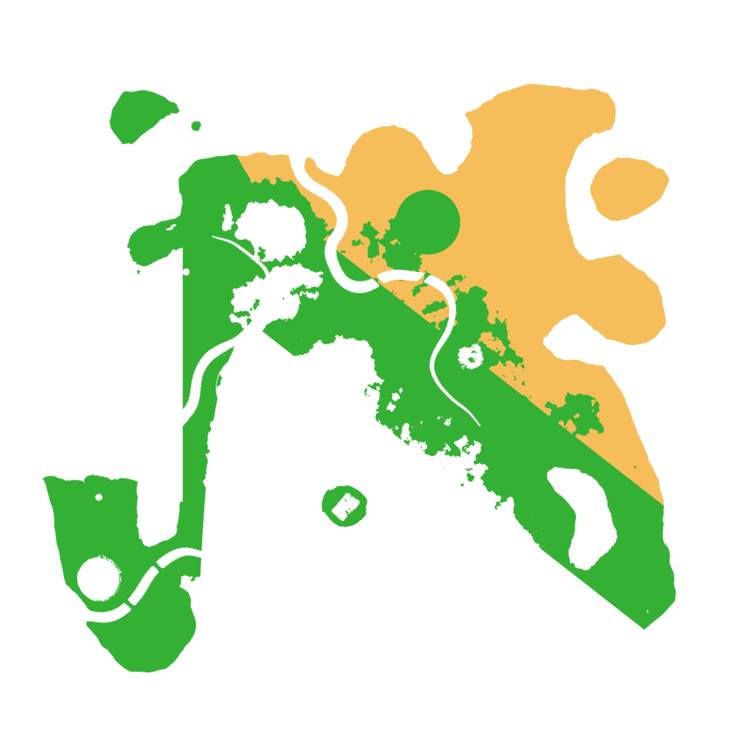 Biome Rust Map: Procedural Map, Size: 3000, Seed: 383523742