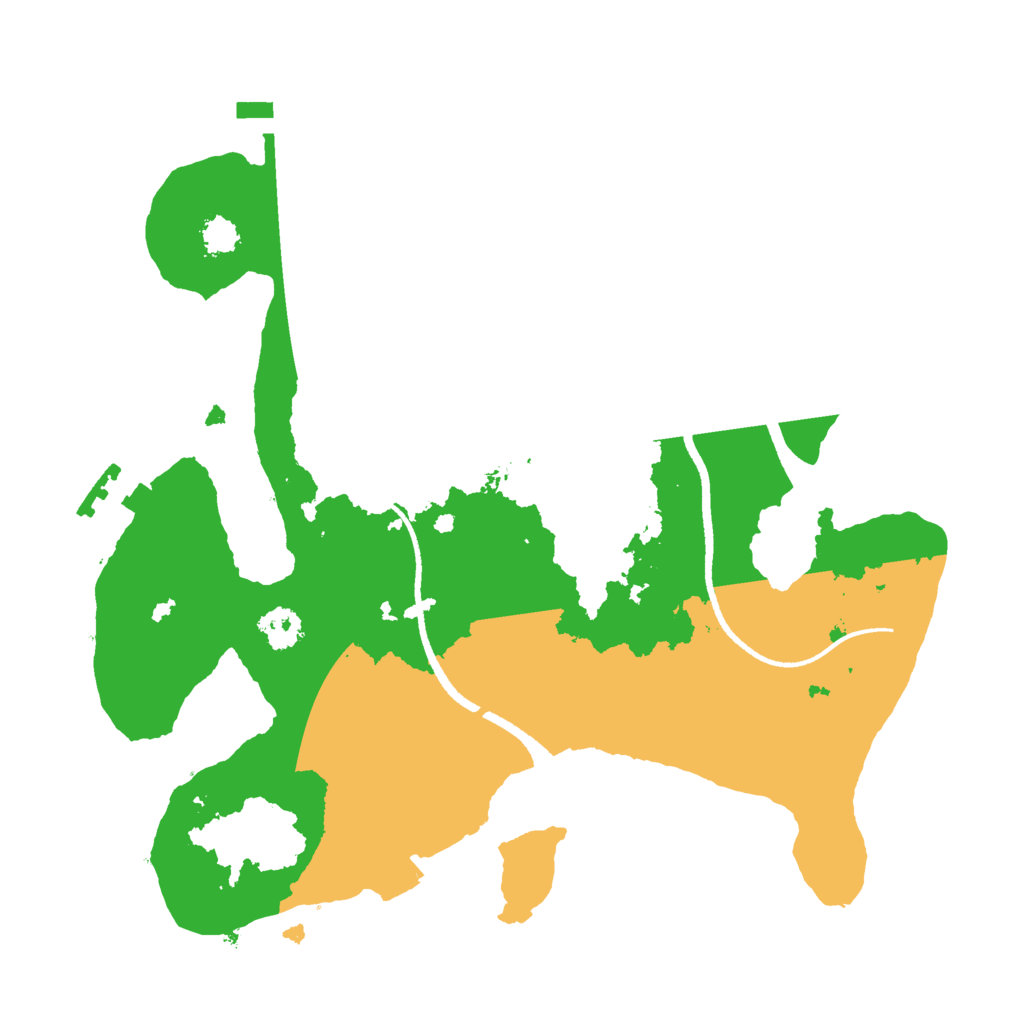 Biome Rust Map: Procedural Map, Size: 2500, Seed: 356784