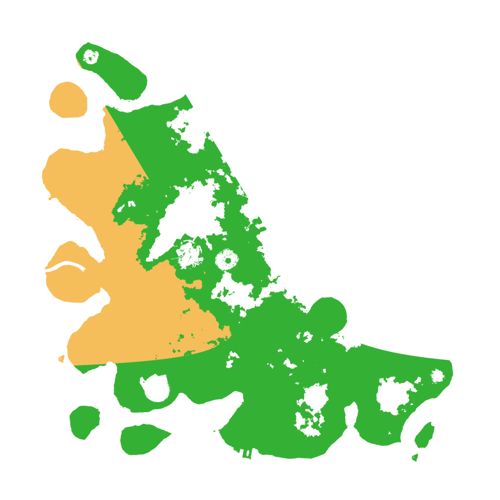 Biome Rust Map: Procedural Map, Size: 3500, Seed: 69775889