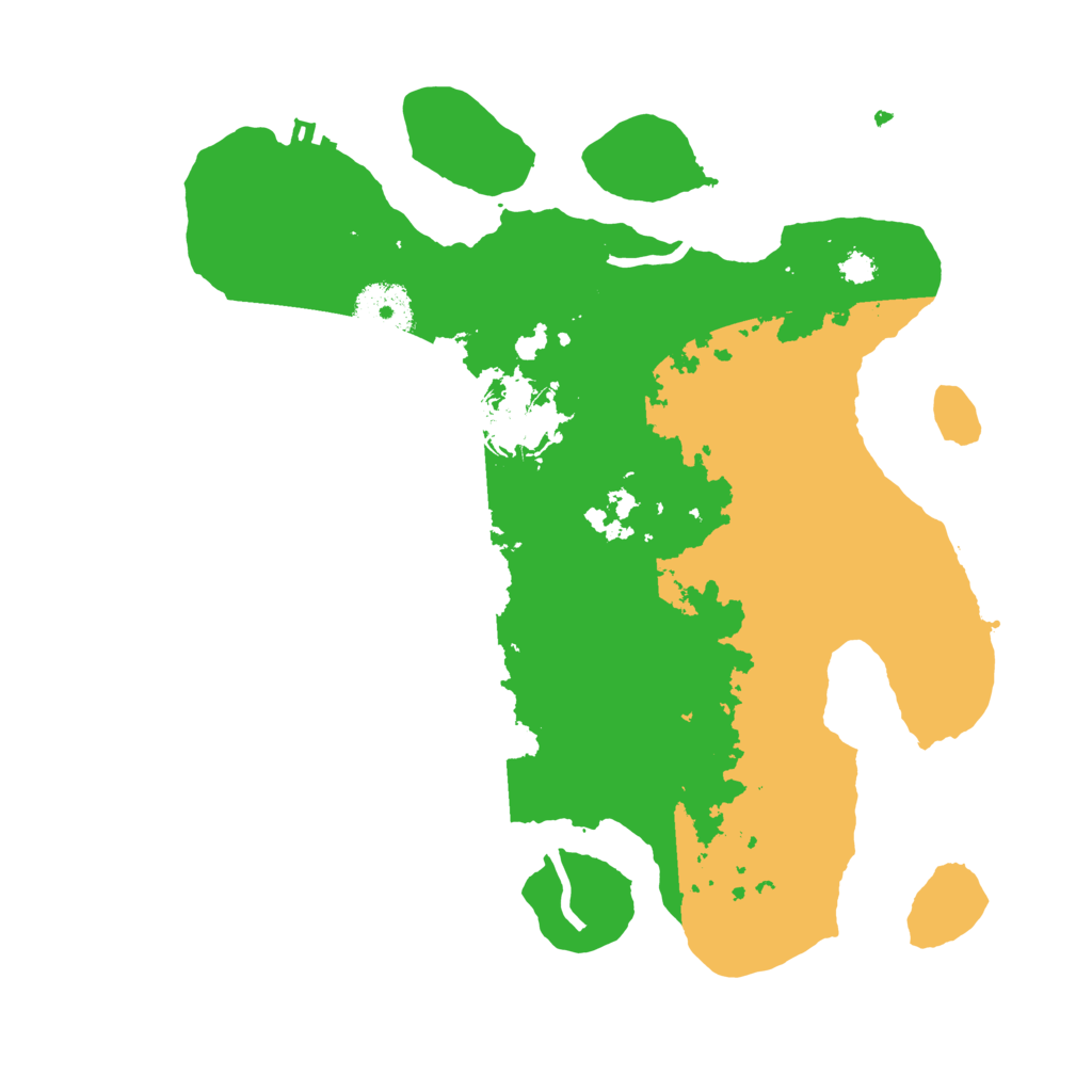 Biome Rust Map: Procedural Map, Size: 3073, Seed: 100