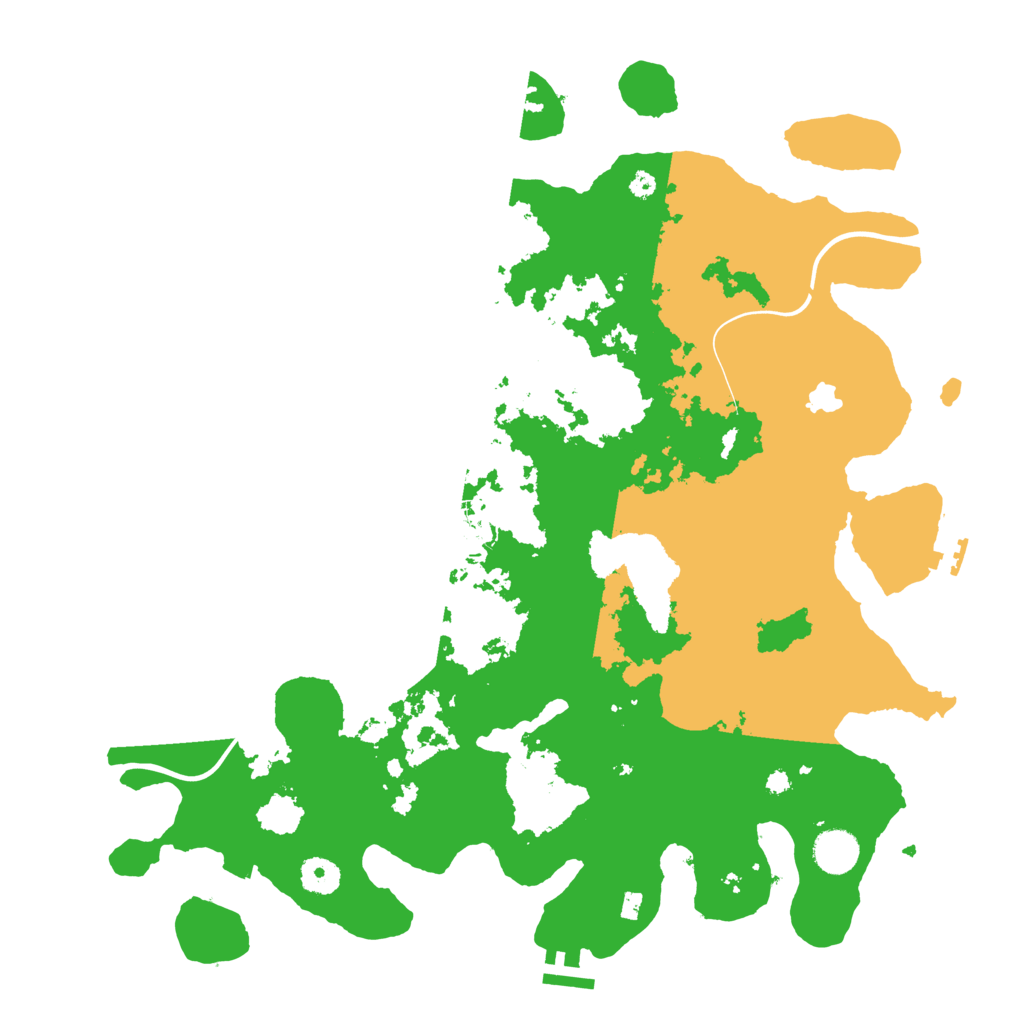 Biome Rust Map: Procedural Map, Size: 4000, Seed: 600806