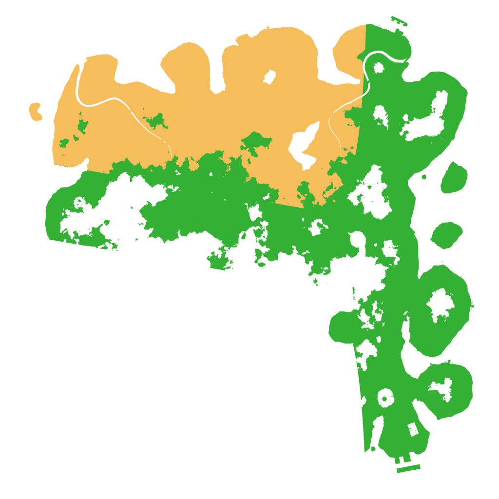 Biome Rust Map: Procedural Map, Size: 4250, Seed: 28052681
