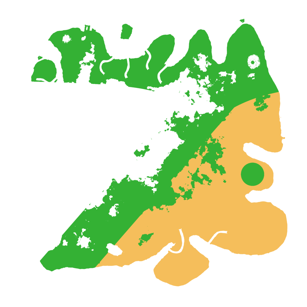 Biome Rust Map: Procedural Map, Size: 3500, Seed: 429974141