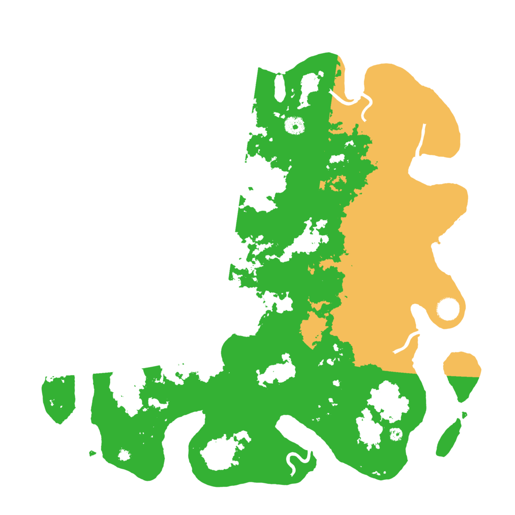 Biome Rust Map: Procedural Map, Size: 4000, Seed: 500205