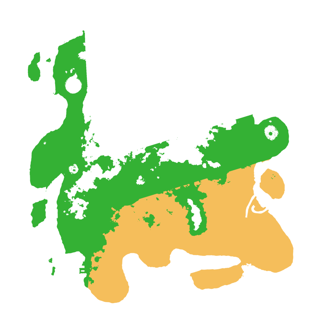 Biome Rust Map: Procedural Map, Size: 3500, Seed: 7757