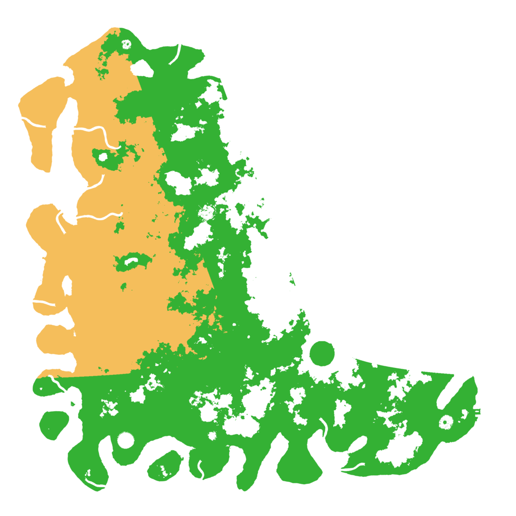 Biome Rust Map: Procedural Map, Size: 5500, Seed: 1604