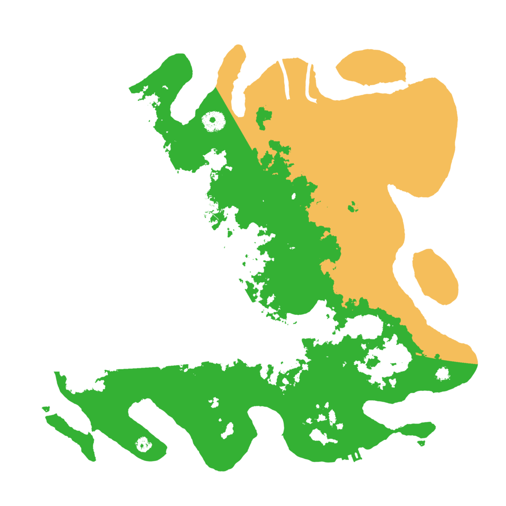 Biome Rust Map: Procedural Map, Size: 3500, Seed: 70050429