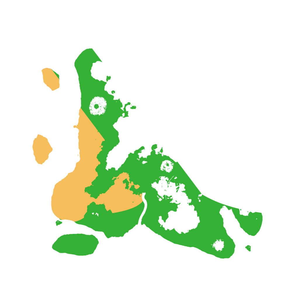 Biome Rust Map: Procedural Map, Size: 2500, Seed: 1817436090