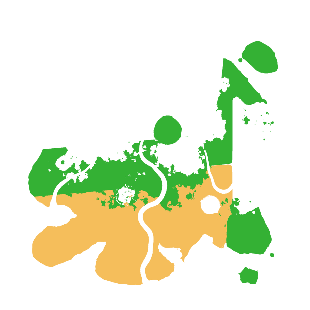 Biome Rust Map: Procedural Map, Size: 3000, Seed: 33283406