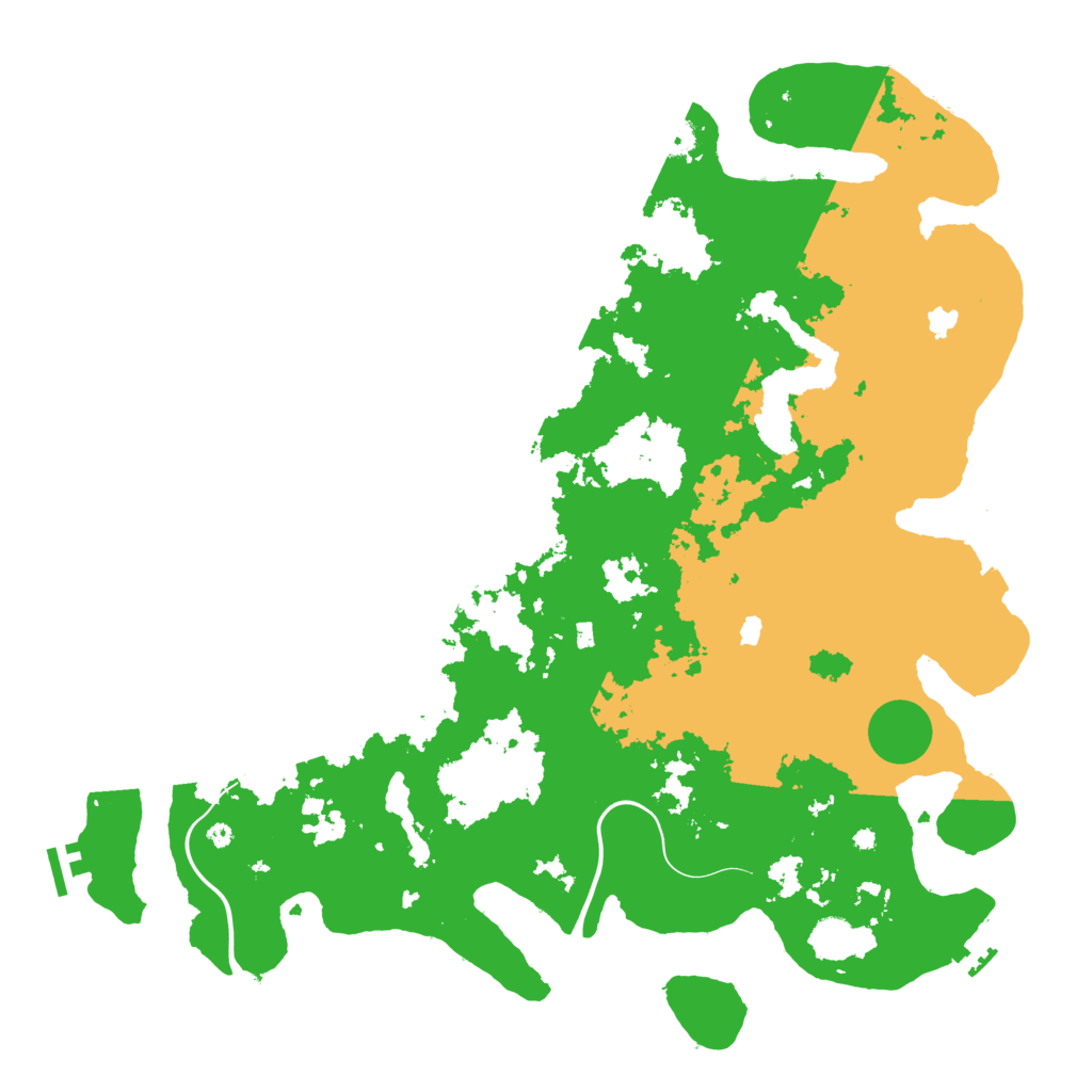 Biome Rust Map: Procedural Map, Size: 4500, Seed: 133742088