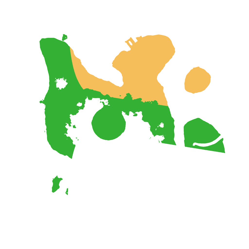 Biome Rust Map: Procedural Map, Size: 2000, Seed: 2550