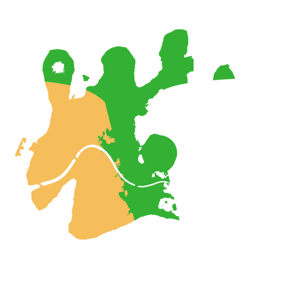 Biome Rust Map: Procedural Map, Size: 2200, Seed: 1547416