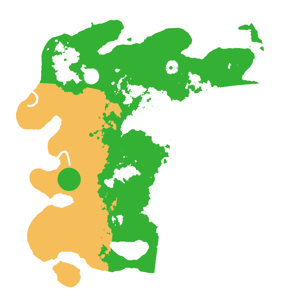 Biome Rust Map: Procedural Map, Size: 3500, Seed: 627832214