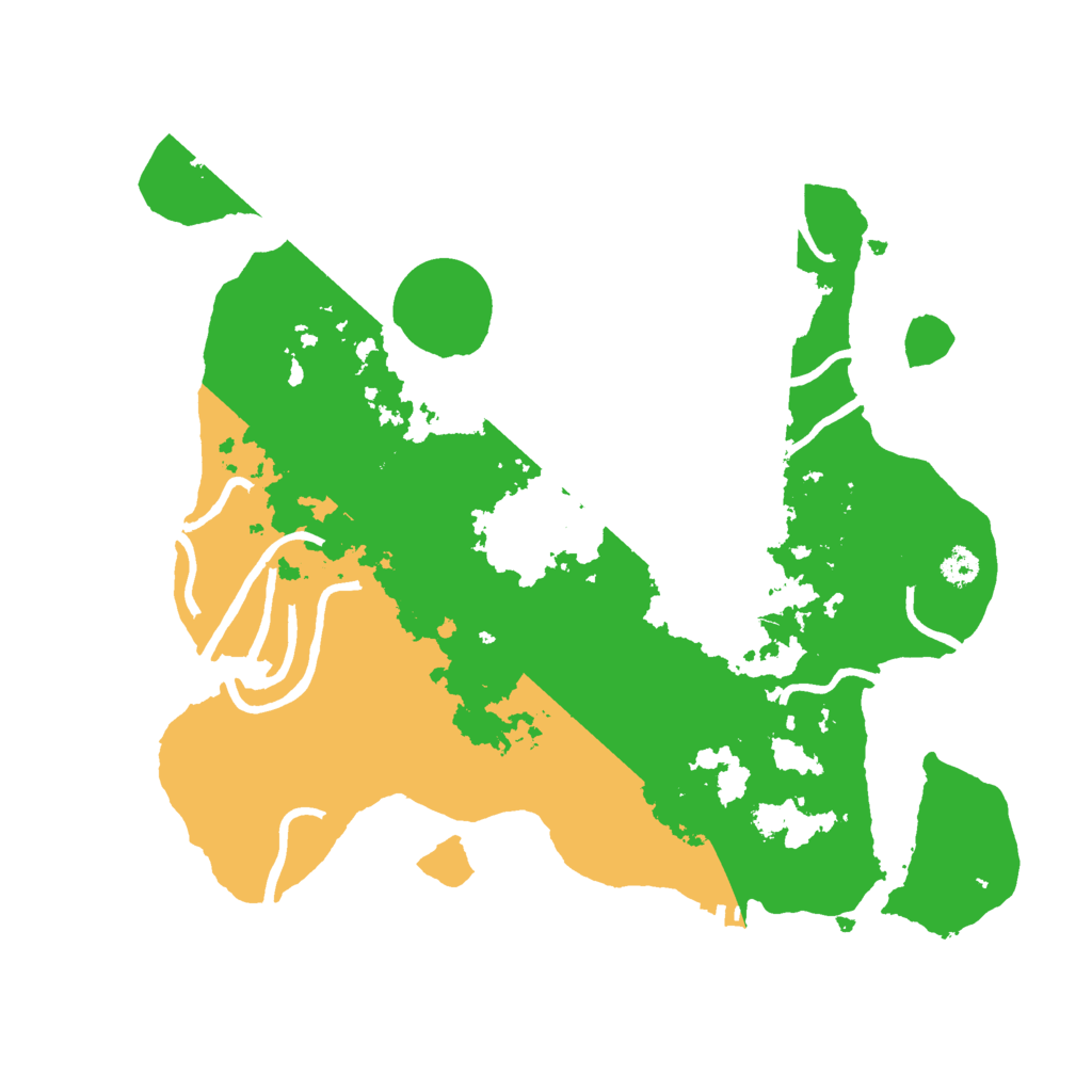 Biome Rust Map: Procedural Map, Size: 3000, Seed: 50032