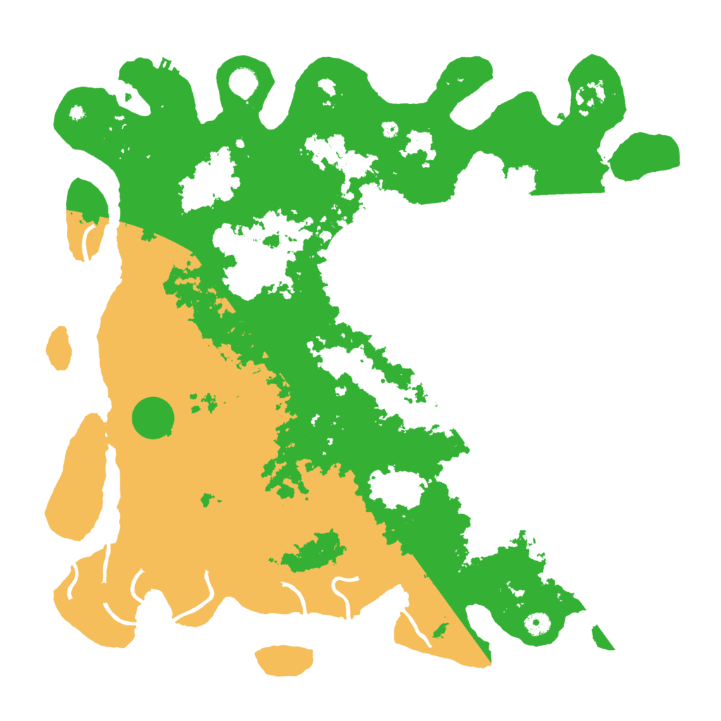 Biome Rust Map: Procedural Map, Size: 4500, Seed: 991